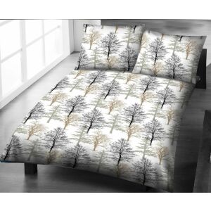 Pamut ágynemű 160x200 minta 914E Trees 143575459 - Lakberendezés