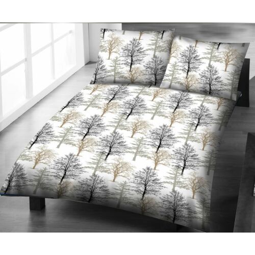 Pamut ágynemű 160x200 minta 914E Trees 143575459