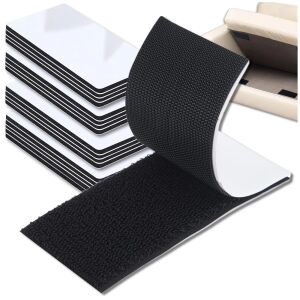 Öntapadó tépőzár 30x100mm ragasztóval 25 darab egy készletben a könnyű rögzítéshez