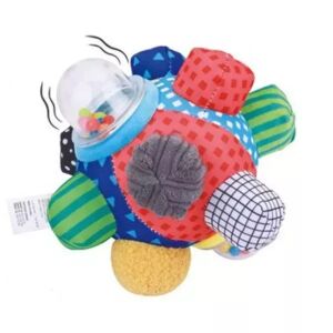 Piłka sensoryczna Szenzoros bébilabda z teksturami i grzechotką - Gra rozwojowa dla niemowląt