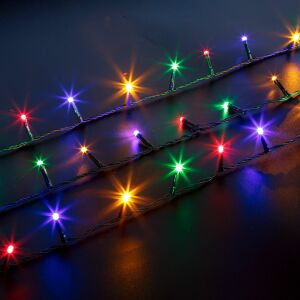 Bewello 10m Multicolor LED fényfüzér, közelkép - Bewello