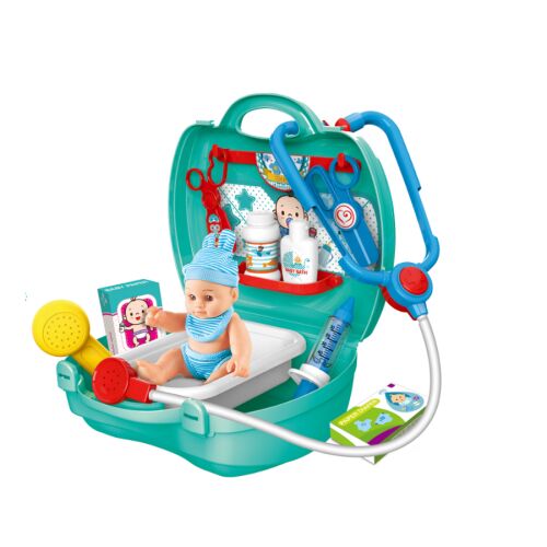 Baby Time orvosi szett babával, a kis doktornak, 17 db 143593947