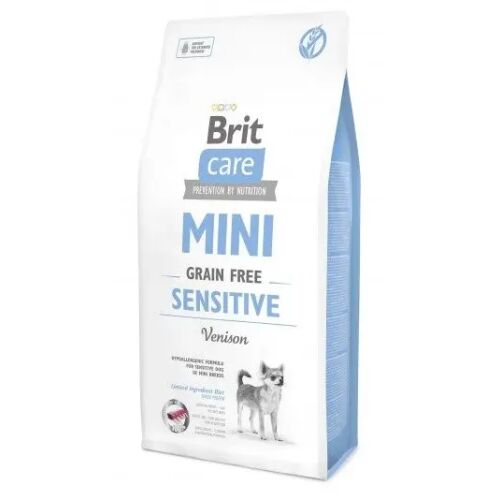 Brit Care Mini Grain Free Sensitive Szarvashúsos 7kg Száraz Kutyaeledel - Brit