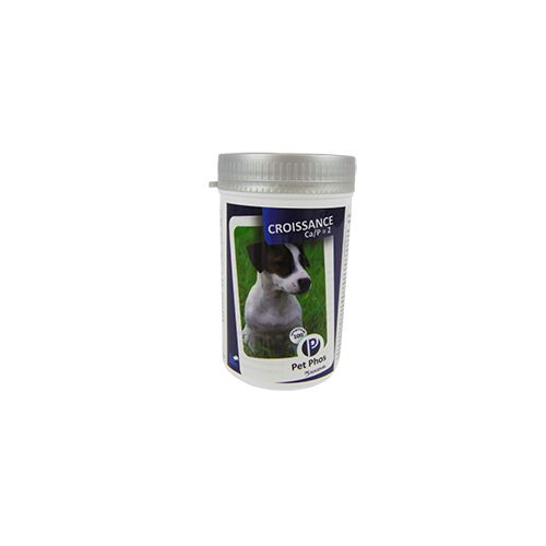 Pet Phos® Growth Ca/P=2 Dog ízesített tabletta  100 db 163921619 - Kiegészítő takarmány kutyáknak