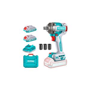 TOTAL Tools Li-ion akkus ütvecsavarozó 400Nm/1/2″/ INDUSTRIAL (SET Akkumulátor 2x2Ah, Töltő, Koffer) 143598230 - Légkulcs