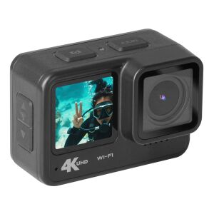 Trevi GO-2600 4K – Dupla IPS kijelző, 4K@30fps felvétel, Wi-Fi vezérlés és 21 m-ig vízálló tok, video-, fotó-, webkamera 143602473 - Akciókamera