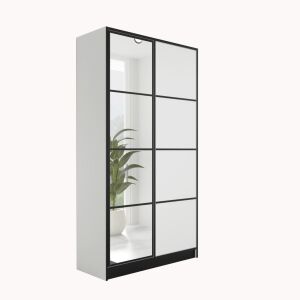 Eden 2D Gardróbszekrény 104,8cm, Fehér 143602613 - Irodabútor