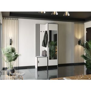 ROJ 11 Plus Előszobafal 106,4cm, Fehér 143602674 - Előszoba garnitúra