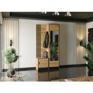 ROJ 11 Plus Előszobafal 106,4cm, Arany Tölgy 143602687 - Előszoba garnitúra