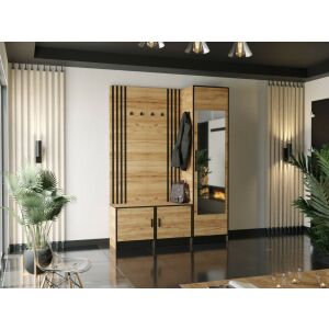 ROJ 20 Plus Előszobafal 156,9cm, Arany Tölgy 143602719 - Előszoba garnitúra