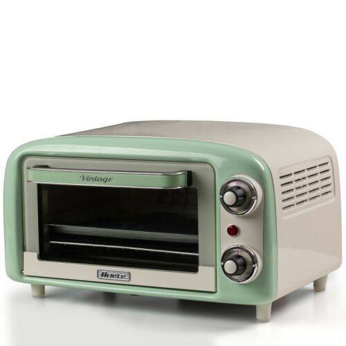 Ariete 3919GR Vintage Elektromos mini sütő 10L 800 Watt - Zöld/Fehér