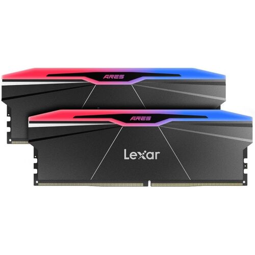 Lexar ARES RGB 48GB / 8000MHz DDR5 DIMM CL40 Desktop RAM KIT (2x24GB) (LD5U24G80C40BR-RGD)