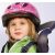 Gyerek a Bellelli Mr Fox Relax B-Fix bicikliülésben sisakkal