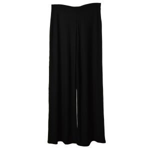 Boohoo fekete, bő szárú női nadrág - Boohoo