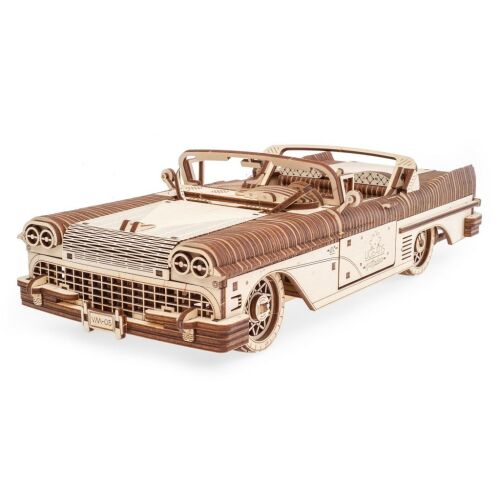 Ugears játék - 3D fa mechanikus kirakós VM-05 Autó (50's convertible) 143612957
