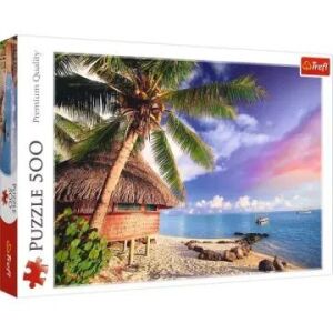 Trefl: Bora Bora szigetek puzzle - 500 darabos CSOMAGOLÁSSÉRÜLT 143614609 - Trefl Puzzle