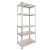 AVIMAX fém polcos szekrény, 5 szintes tároló állvány