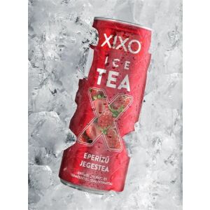 Üdítőital, szénsav- és cukormentes, 250 ml, XIXO "Ice Tea", eperízű rooibos jegestea 143622769 - Jegestea
