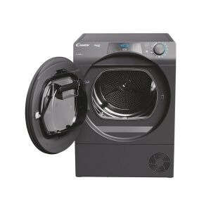 Candy RP4 H7A2TRER-S fekete, 7kg, hőszivattyús, keskeny, szárítógép 143622865 - Szárítógép