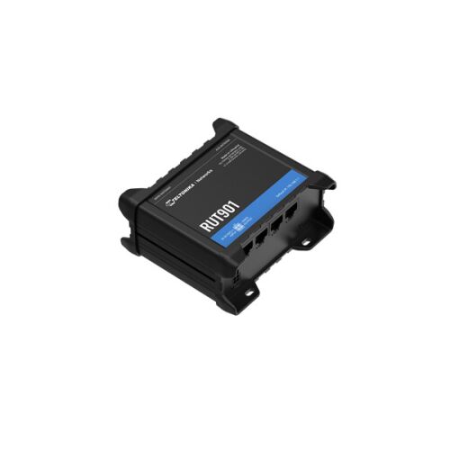 Teltonika RUT901 3x10/100 FE LAN 1x10/100FE LAN/WAN 2xminiSIM slot 2,4GHz WiFi 4G/LTE CAT4 Vezeték nélküli ipari router 143623322