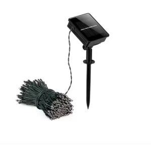 Solarbetriebene rosa Lichterkette, 100 LED, 10m - Weihnachten