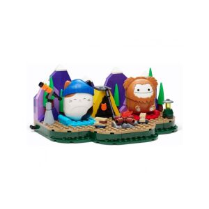 BLDR Squishmallows Éjszakai Kemping Kaland építőszett Squishmallows figurákkal - Műanyag építőjáték