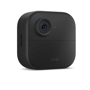 Bezdrôtová bezpečnostná kamera Blink Outdoor 4, rozlíšenie 1080p HD, infračervené nočné videnie, obojsmerná komunikácia, výdrž až 2 roky, odolná voči poveternostným vplyvom