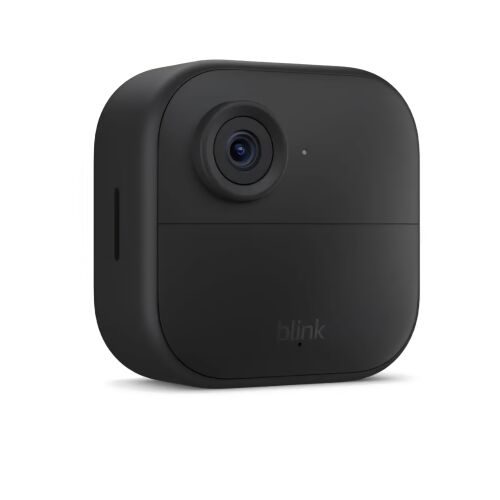 Безжична камера за видеонаблюдение Blink Outdoor 4, резолюция 1080p HD, инфрачервено нощно виждане, двупосочна комуникация, до 2 години работа, устойчива на атмосферни условия. 143626886