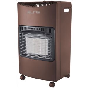 Sobă pe gaz ELITE EGH-1403, 4,2 kW, 35 m2, 3 kPa, Infraroșu, Aprindere piezo, Senzor ODS, Protecție la cădere/înclinare/stingerea flăcării, Maro