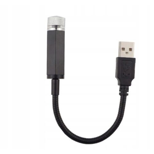 USB LED autóprojektor kék csillagokkal a mennyezeten az atmoszféra megvilágításához