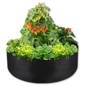 Nagy kerek virágcserép zöldségek számára 120 x 30 cm