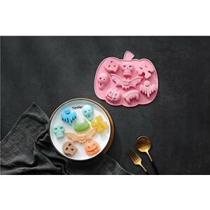 2 darabos PAOLA BOLSSOM Halloween cukorkaforma szett, szilikon, rózsaszín, 20 x 25 cm 143629244 - Főzőedény & Sütőedény