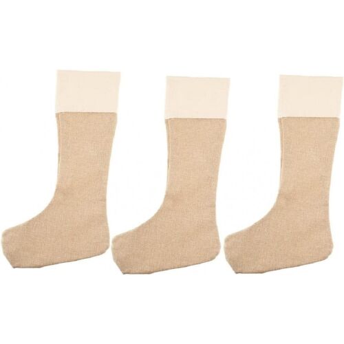 3er-Set Weihnachtsstrümpfe FUSEY, beige, Textil, 30 x 45 cm 143629177