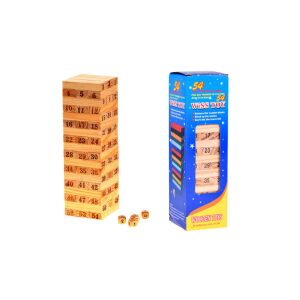 Jenga Shaken Tower Fa Kockák 54db-os 143637251 - Jenga