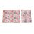 Babaágy szett - Rózsaszín virágmintával 143638722
