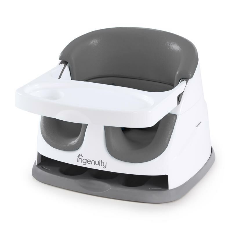 E-shop INGENUITY Seat booster 2v1 Baby Base Slate 6 mesiacov+, do 22 kg