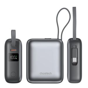 Choetech B832 Mini PowerBank USB-C /10000mAh 35W - Szürke