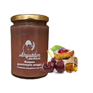Anyukám kedvence Prémium rumos gesztenyés meggy lekvár 380g
