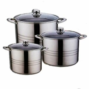 Berghome Line 6 részes rozsdamentes acél fazékkészlet