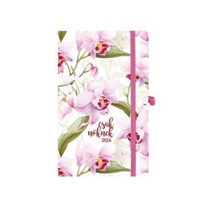 Naptár, tervező, A5, heti, TOPTIMER, "Csak Nőknek", orchidea 143646547 - TOPTIMER