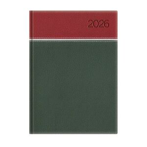 Naptár, tervező, B5, heti, TOPTIMER, "Young", bordó-fehér-zöld 143646549 - TOPTIMER