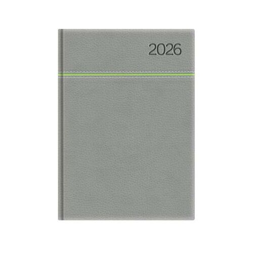 Naptár, tervező, A5, napi, TOPTIMER, "Young", szürke-zöld 143646601