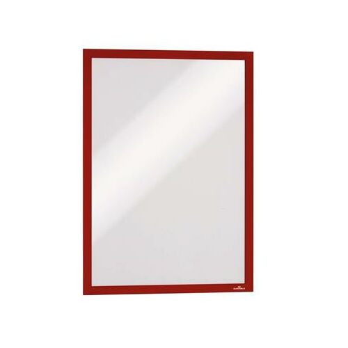 DURABLE DURAFRAME A3 Czerwona Samoprzylepna Ramka Informacyjna