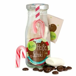 DIY Vegán forró csokoládé ajándék szett üvegben 143647611 - Forró csokoládé