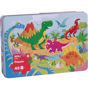 Puzzle Apli 48 x 32 cm Dinoszauruszok 48 Darabok (8 egység) 143657956 - Puzzle & Kirakó