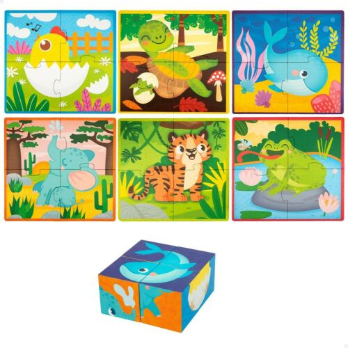 3D Puzzle Lisciani Giochi 22 x 23 x 1 cm Állatok 4 Darabok (6 egység)