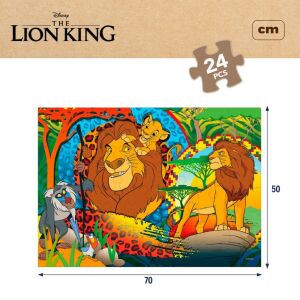 Gyermek Puzzle The Lion King Kétoldalú 24 Darabok 70 x 1,5 x 50 cm (12 egység) 143663225 - Puzzle & Kirakó