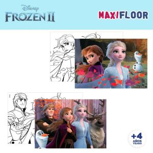Gyermek Puzzle Frozen Kétoldalú 4 az 1-ben 48 Darabok 35 x 1,5 x 25 cm (6 egység) 143669978 - Puzzle & Kirakó