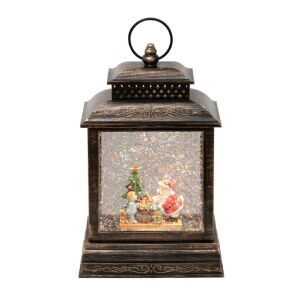 Home LTN 16 lámpás vízkeveréssel, csillámokkal, mikulás, LED, kapcsolható, 3 funkció, műanyag, beltéri 143672703 - Karácsony