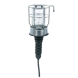 Home PL 20 szerelőlámpa, 60 W, E27, IP54, fém rács, gumi markolat, kettős szigetelés 143672678 - Home by Somogyi